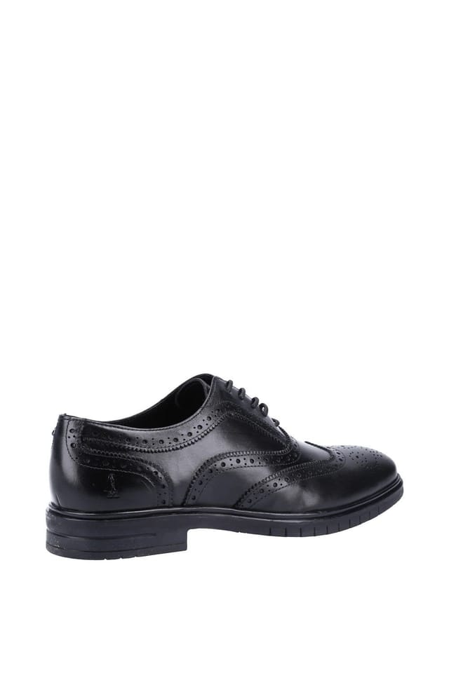 Hush Puppies Hush Puppies Men's 'Santiago' Smooth Leather Lace Shoes in Black - 2