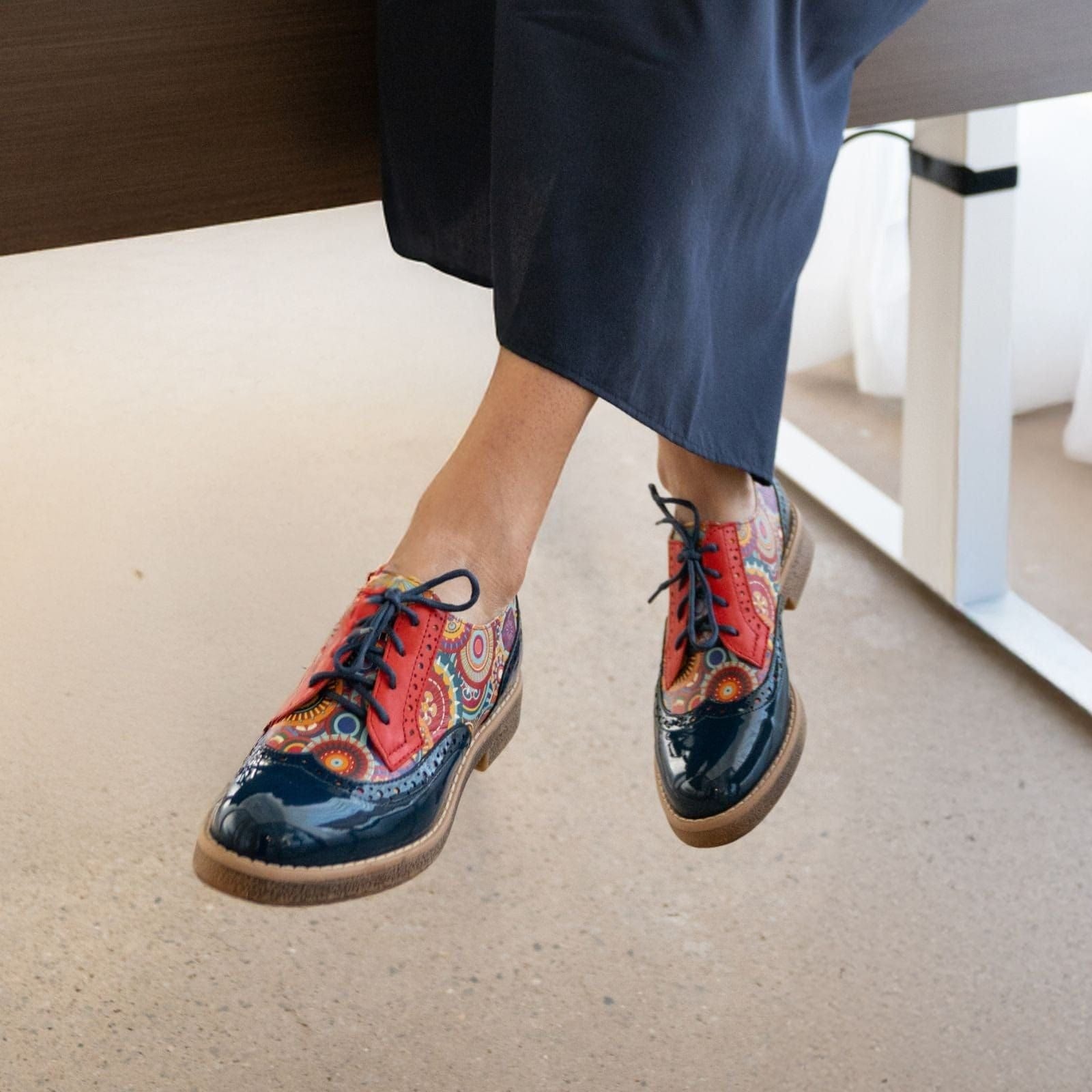 Embassy London Embassy London Women's The Artist - Navy Multi - 4