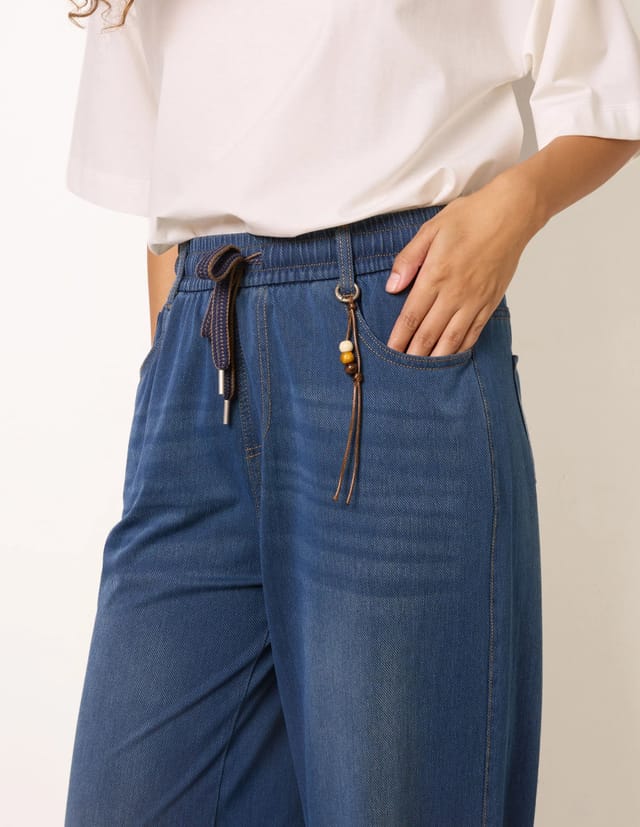 Blue Vanilla Wide Leg Pant Jeans - 2