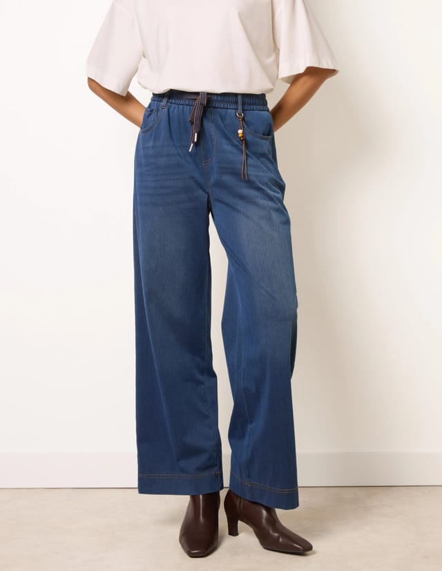 Blue Vanilla Wide Leg Pant Jeans - 3