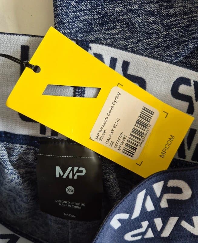 MyProtein My Protein womens curve cycling shorts UK size XS extra small brand new with tags