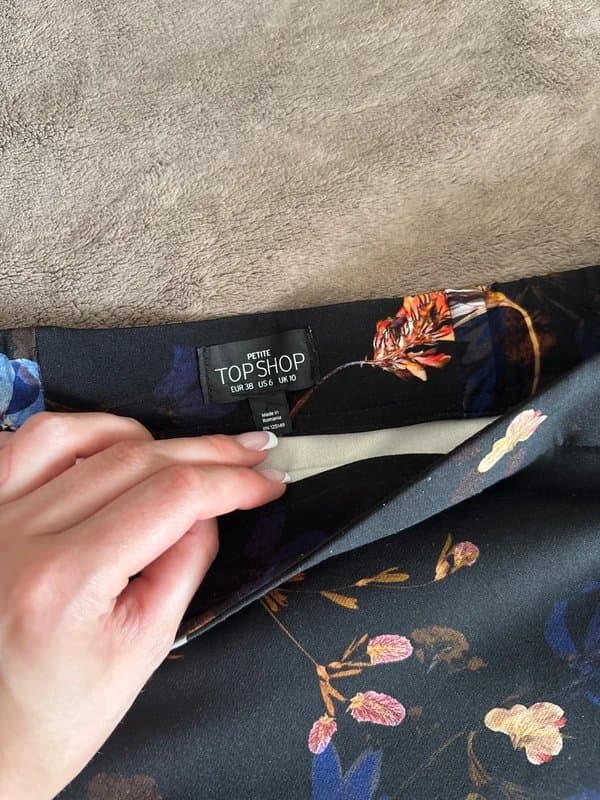 Topshop Top shop off shoulder floral top summer