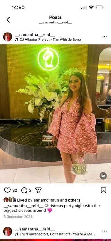 ASOS Pink Floral Off-Shoulder Dress