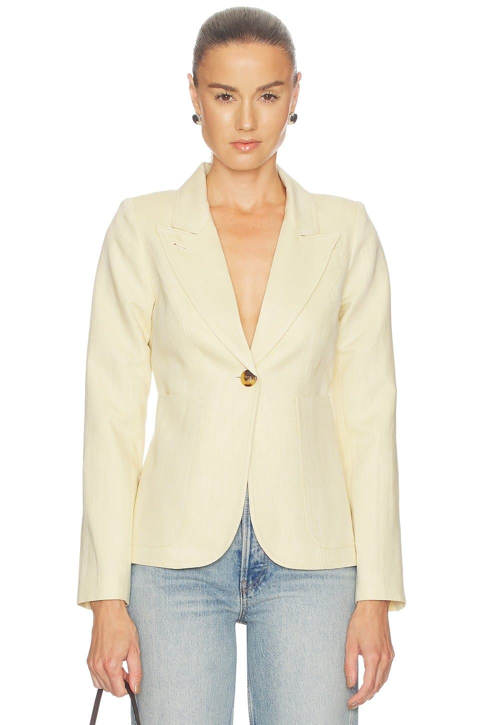 revolve Patch Pocket Duchess Blazer