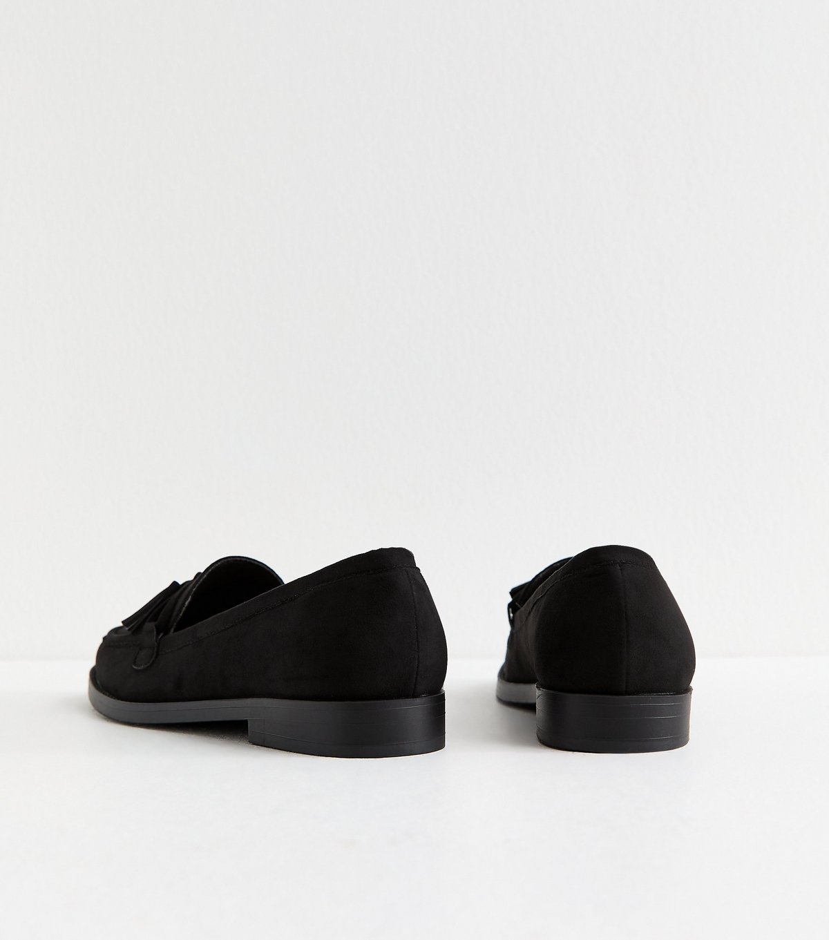 New Look Women's Black Faux Suede Bow Applique Loafer New Look - 4