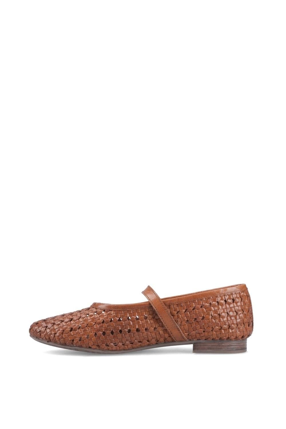 Hush Puppies Hush Puppies Women's Delaney Woven Mary Jane in Tan - 4
