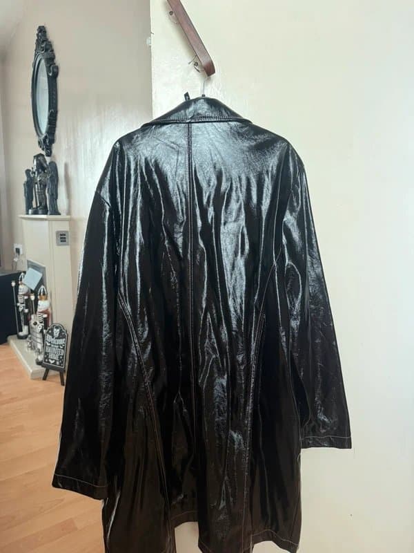 ASOS Size 18 Vinyl Oversized Blazer