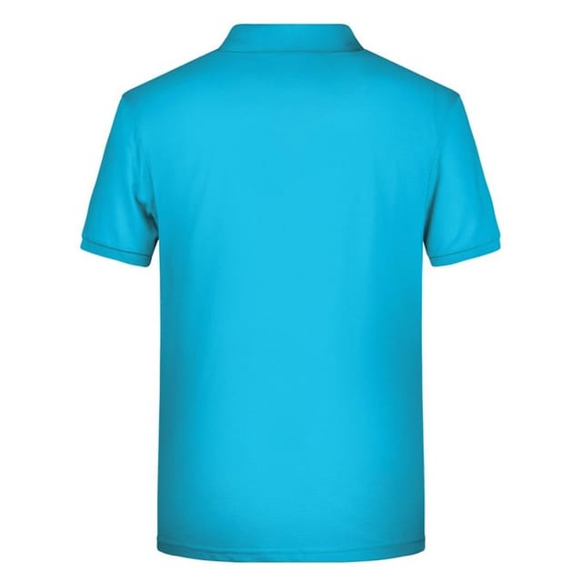 James and Nicholson James and Nicholson Men's Basic Polo Shirt in Turquoise - 2