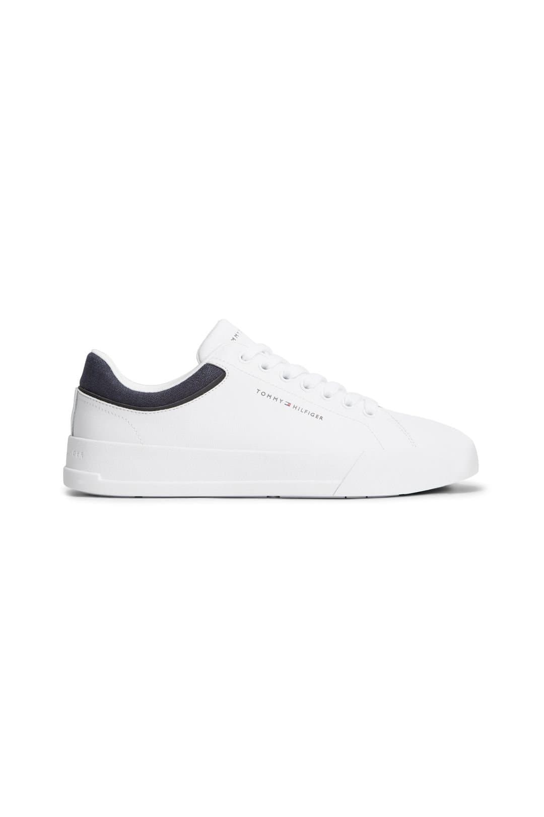Tommy Hilfiger Tommy Hilfiger Men's Th Court Core Mix Collar White