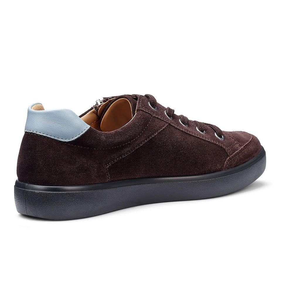 Hotter Hotter Women's Wide Fit 'Chase II' Trainers in Chocolate - 4