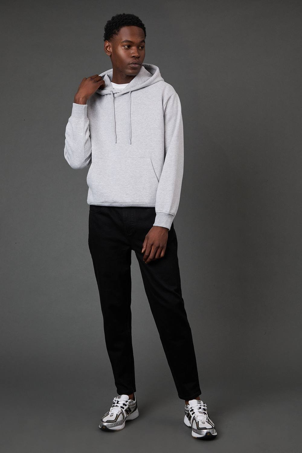 Burton Burton Men's Black Stretch Tapered Fit Jeans - 2