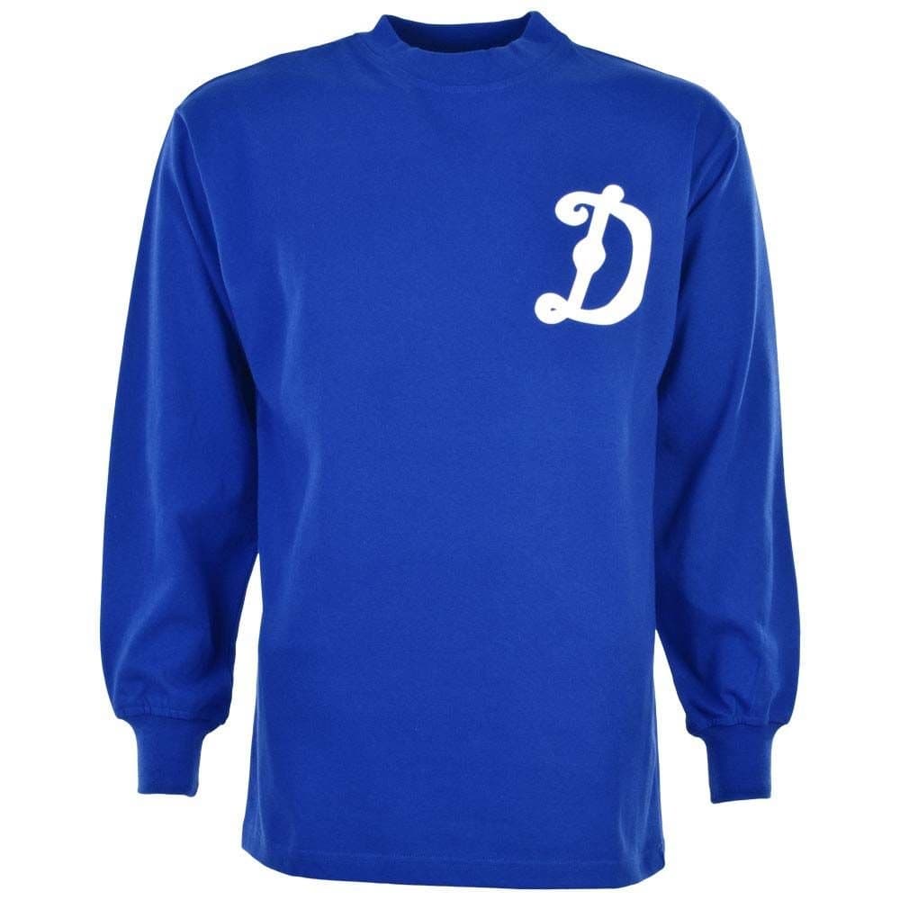 Dynamo Moscow Dynamo Moscow Men's Mens Retro 1960s Football Shirt in Blue