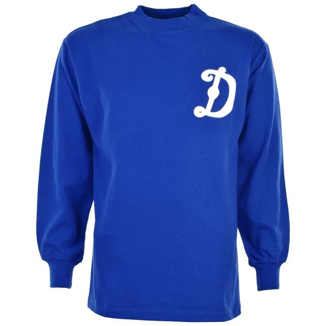 Dynamo Moscow Dynamo Moscow Men's Mens Retro 1960s Football Shirt in Blue - 2