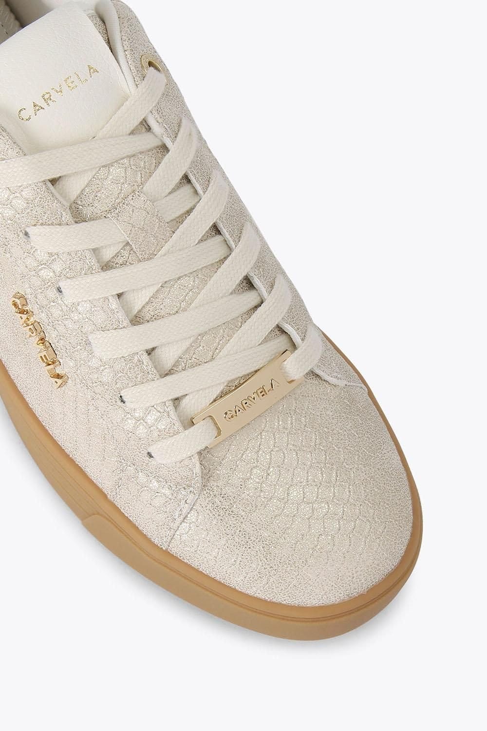 Carvela Carvela Women's 'Daze Gum' Trainers in Gold - 4