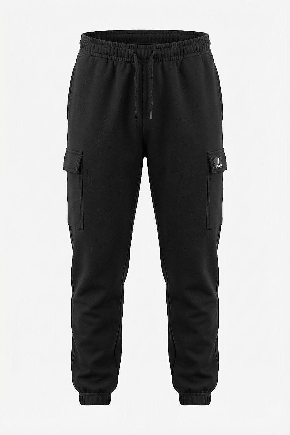 Foster Taylor Foster Taylor Men's Men's Cargo Joggers JL in Black - 1