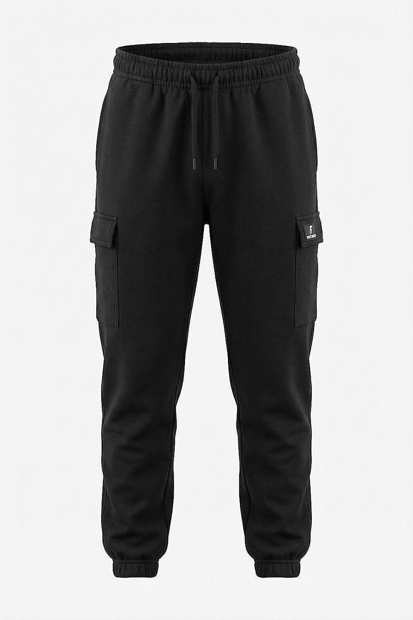Foster Taylor Foster Taylor Men's Men's Cargo Joggers JL in Black - 1