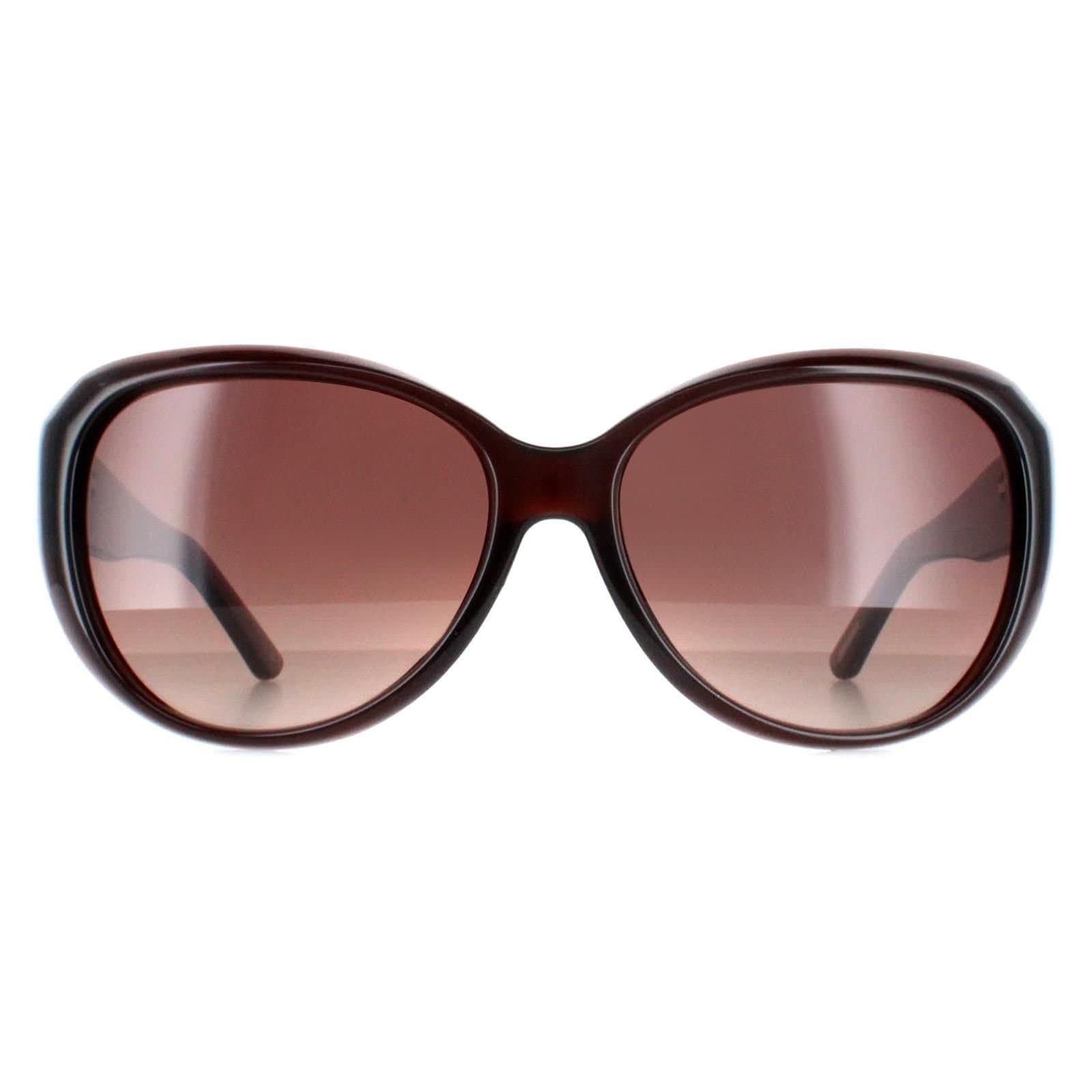 Ted Baker Ted Baker Women's Oval Brown Brown Gradient TB1290 Avignon