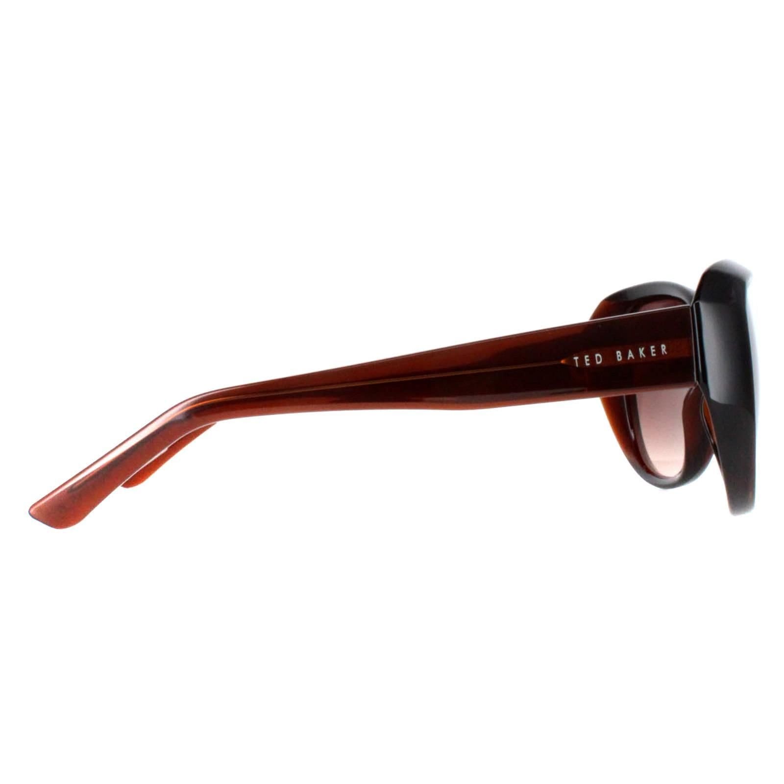 Ted Baker Ted Baker Women's Oval Brown Brown Gradient TB1290 Avignon - 4