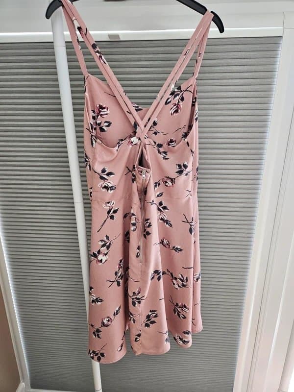 New Look Cross back floral skater dress