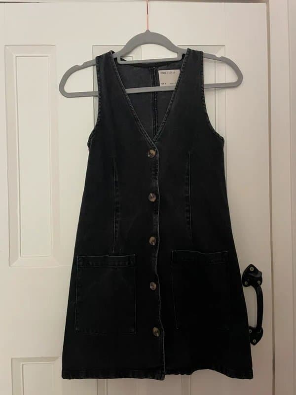 ASOS ASOS Black Denim Mini Dress