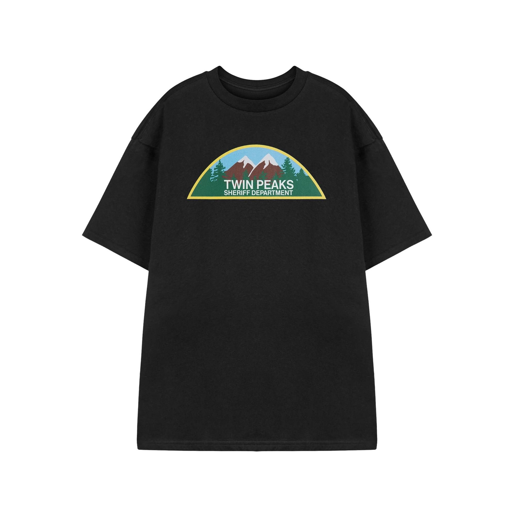 Twin Peaks Twin Peaks Men's Short Sleeved T-Shirt | Black | Official Merch - 1