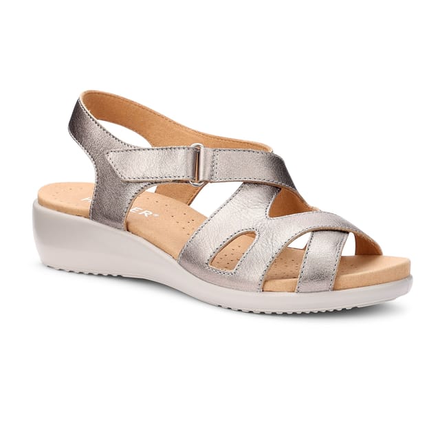 Hotter Hotter Women's Wide Fit 'Eliana' Sandals in Metallics - 2