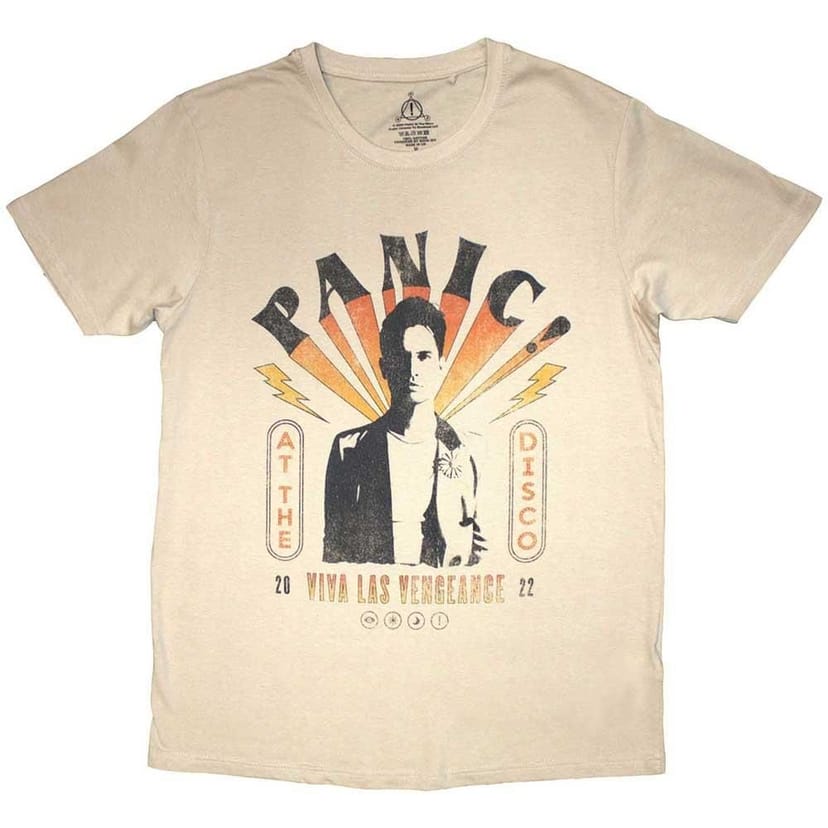 Panic at the Disco Panic at the Disco Men's Viva T-Shirt in Light Sand - 1