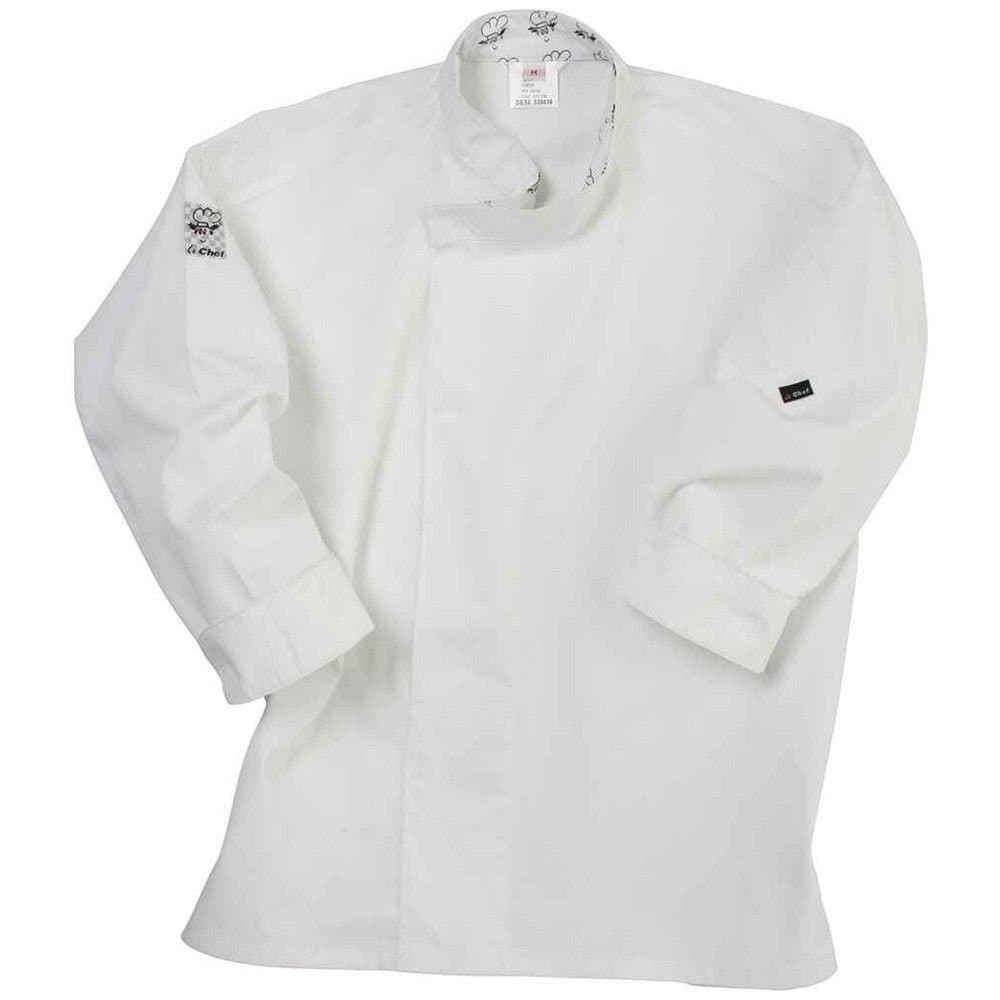 Le Chef Le Chef Men's Academy Long-Sleeved Chef Tunic in White