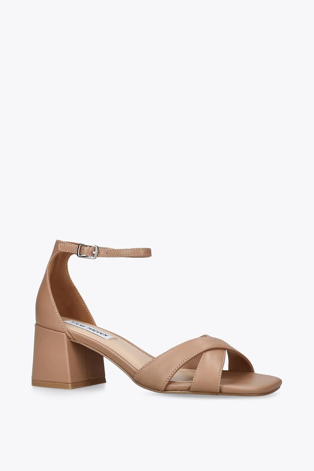 Steve Madden STEVE MADDEN Women's 'Fergie Tan' Leather Sandals in Tan - 4
