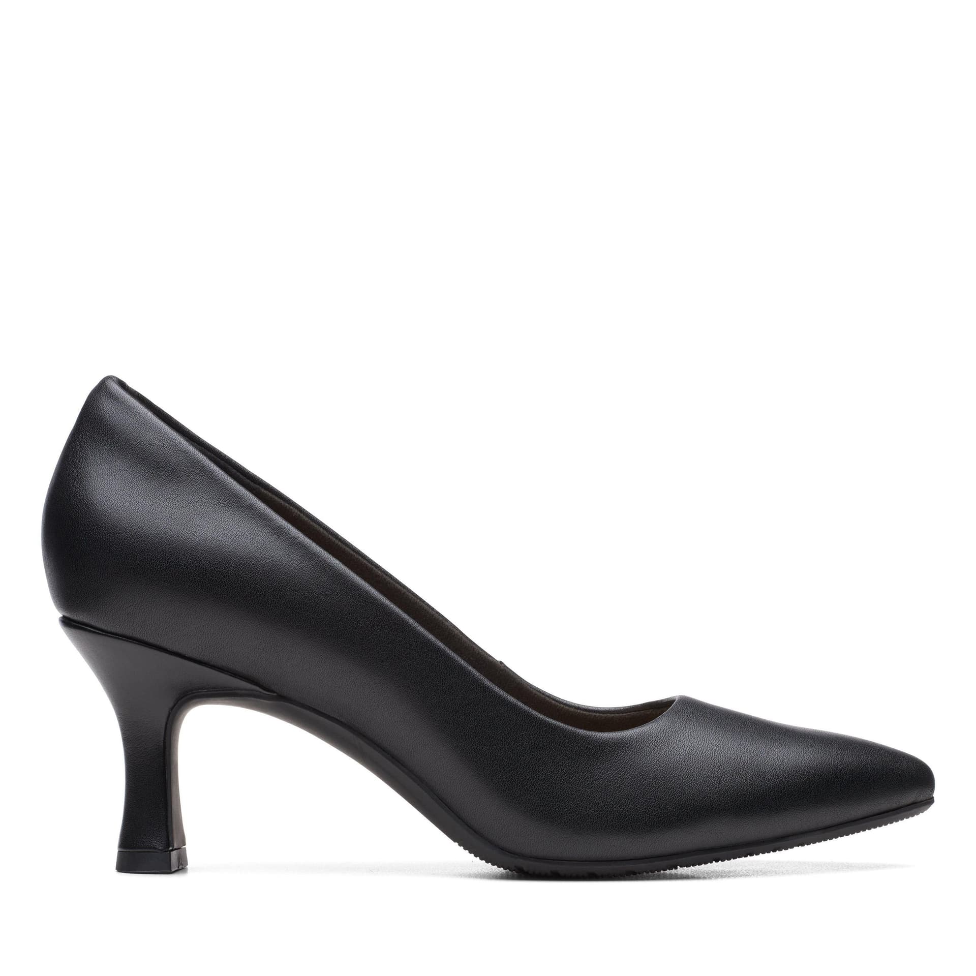 Clarks Clarks Women's Kataleyna Gem Black Leather Heels