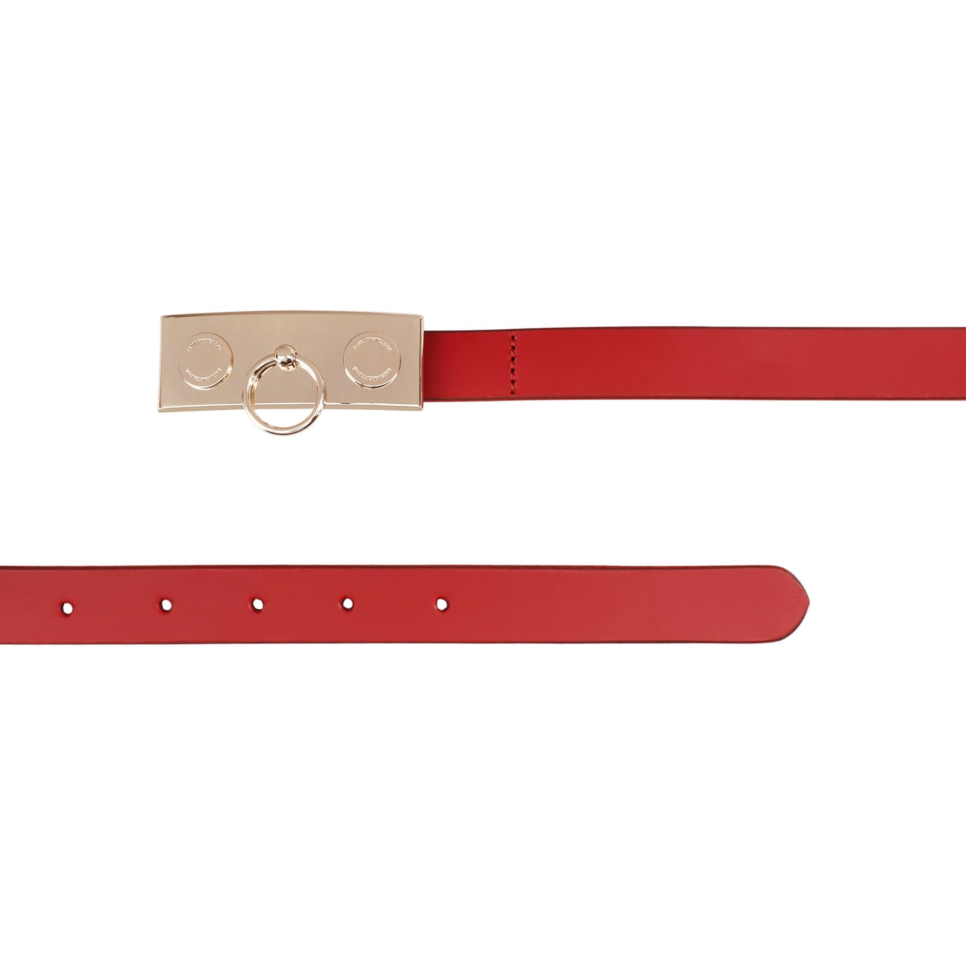 Paul Costelloe Paul Costelloe Women's Wanda Leather Belt in Red