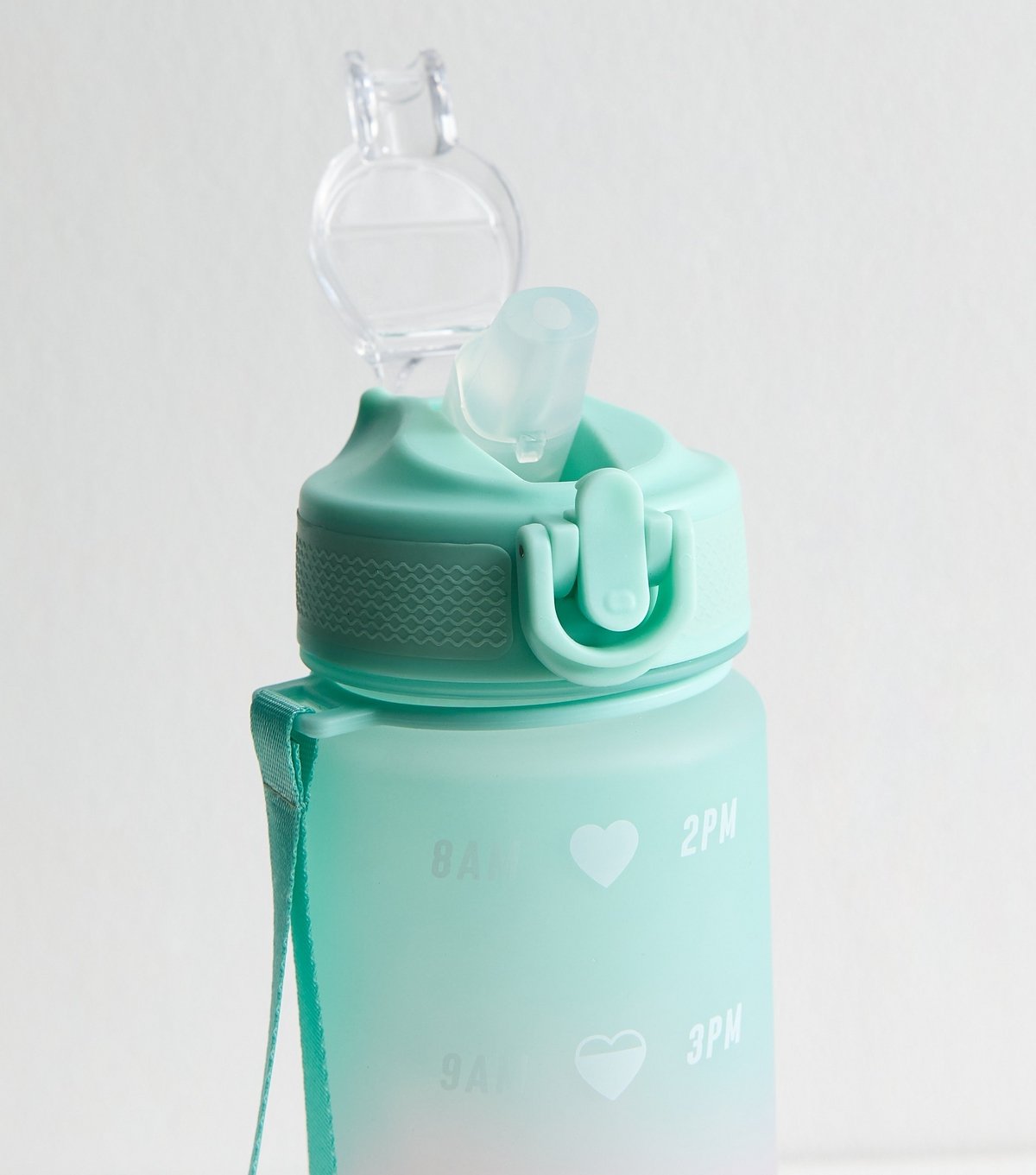 New Look Green Message Printed Drinking Bottle New Look - 2