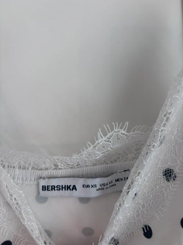 Bershka Bershka lace polka dot top