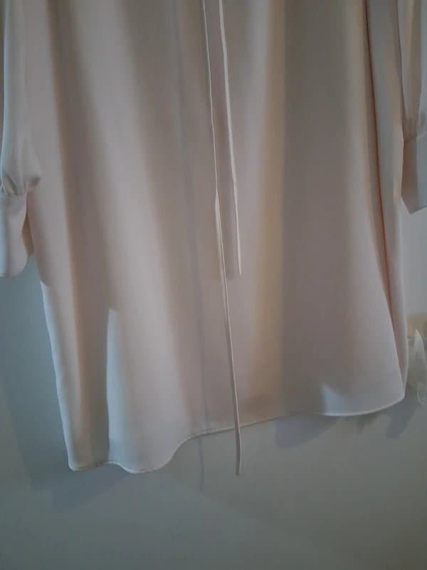River Island River Island size 22 cream dress with embroidered neckline