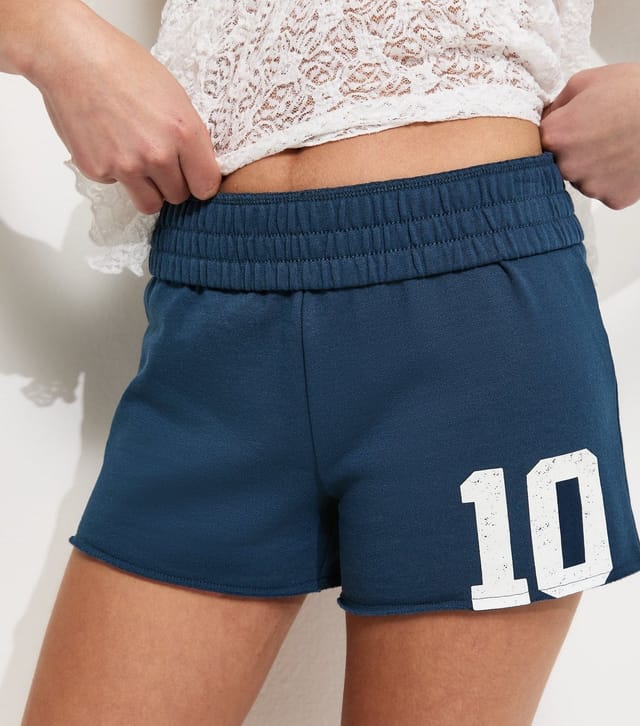 New Look Girls' Navy 10 Logo Jersey Shorts New Look - 2