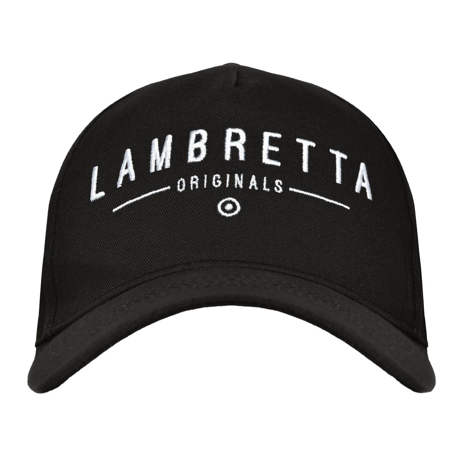 Lambretta Lambretta Men's Originals Cotton Blend Baseball Cap in Black