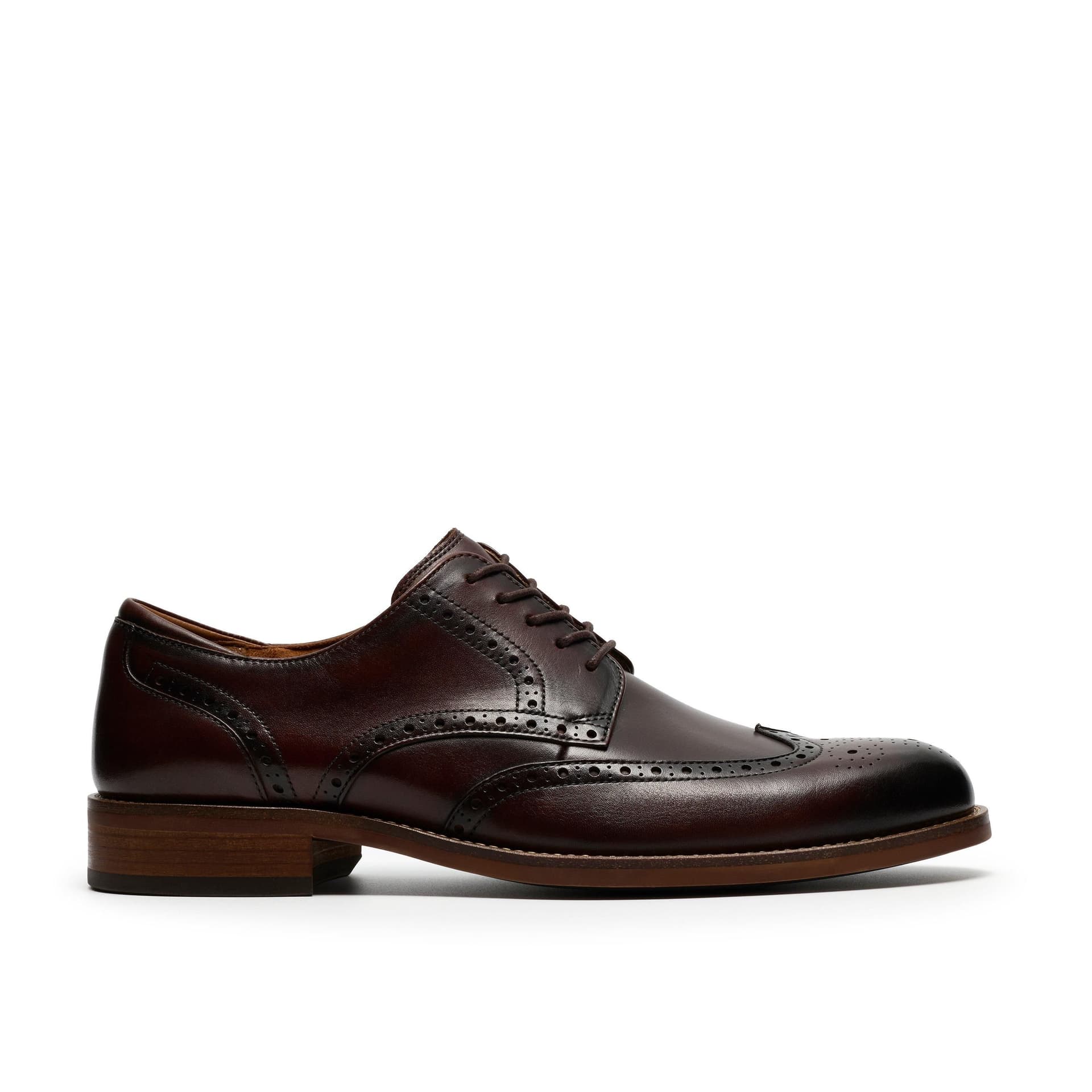 Clarks Clarks Men's Craft Remi Tip Brown Leather Brogues, Lace Up