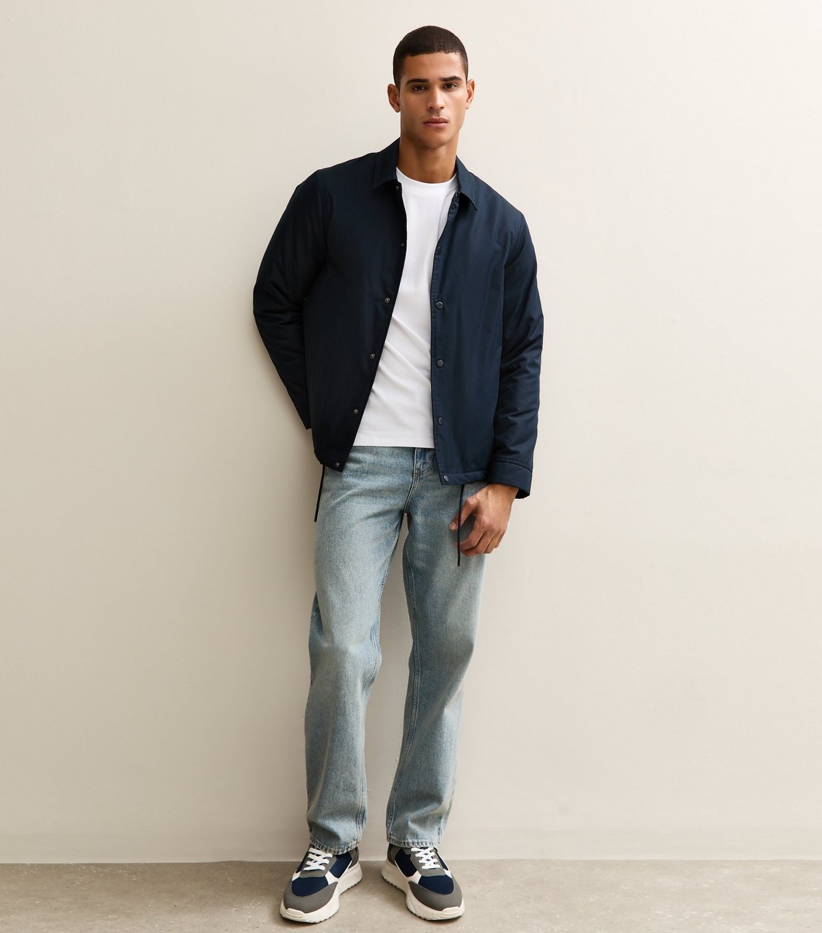 New Look Men's White Pack of 2 Oversized T-Shirts New Look - 3