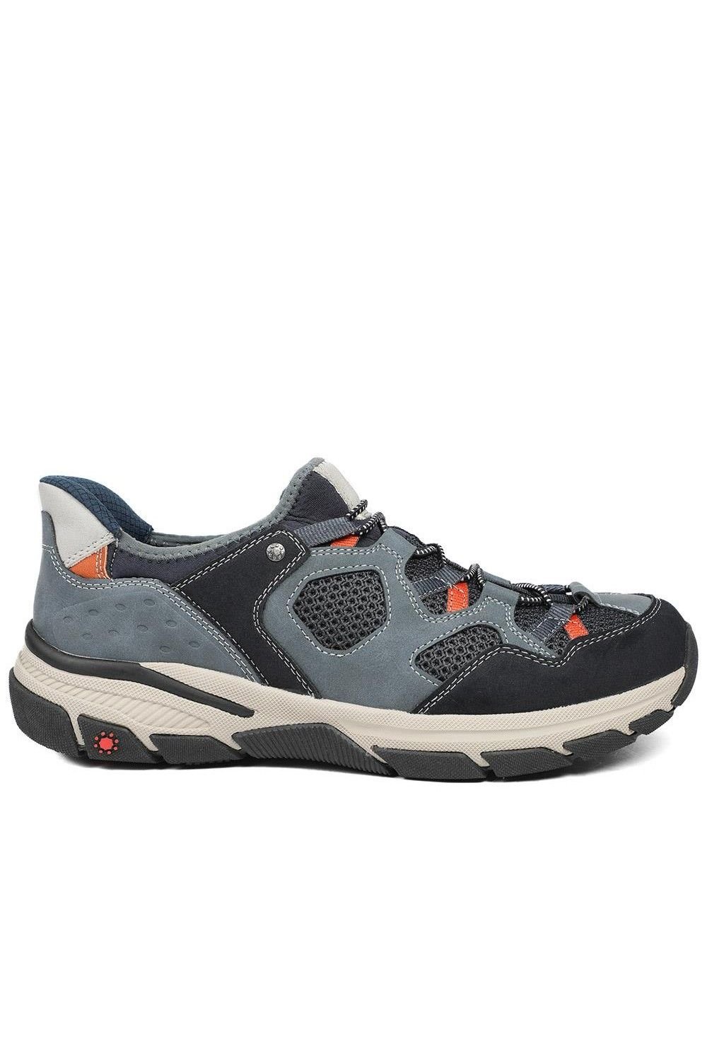 Pavers Pavers Men's Relife Wide Fit Rugged Slip On Shoes in Navy - 2