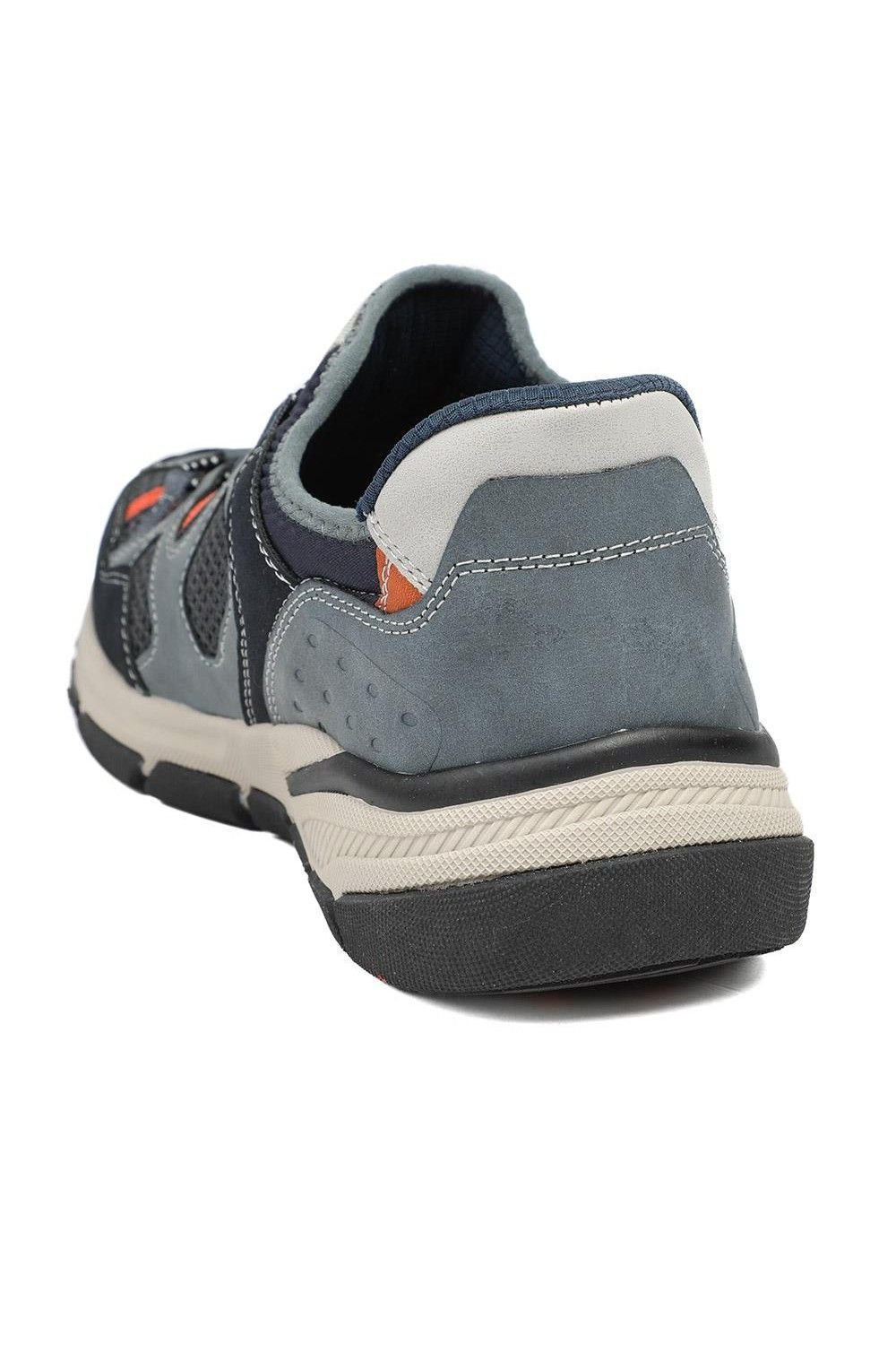 Pavers Pavers Men's Relife Wide Fit Rugged Slip On Shoes in Navy - 3