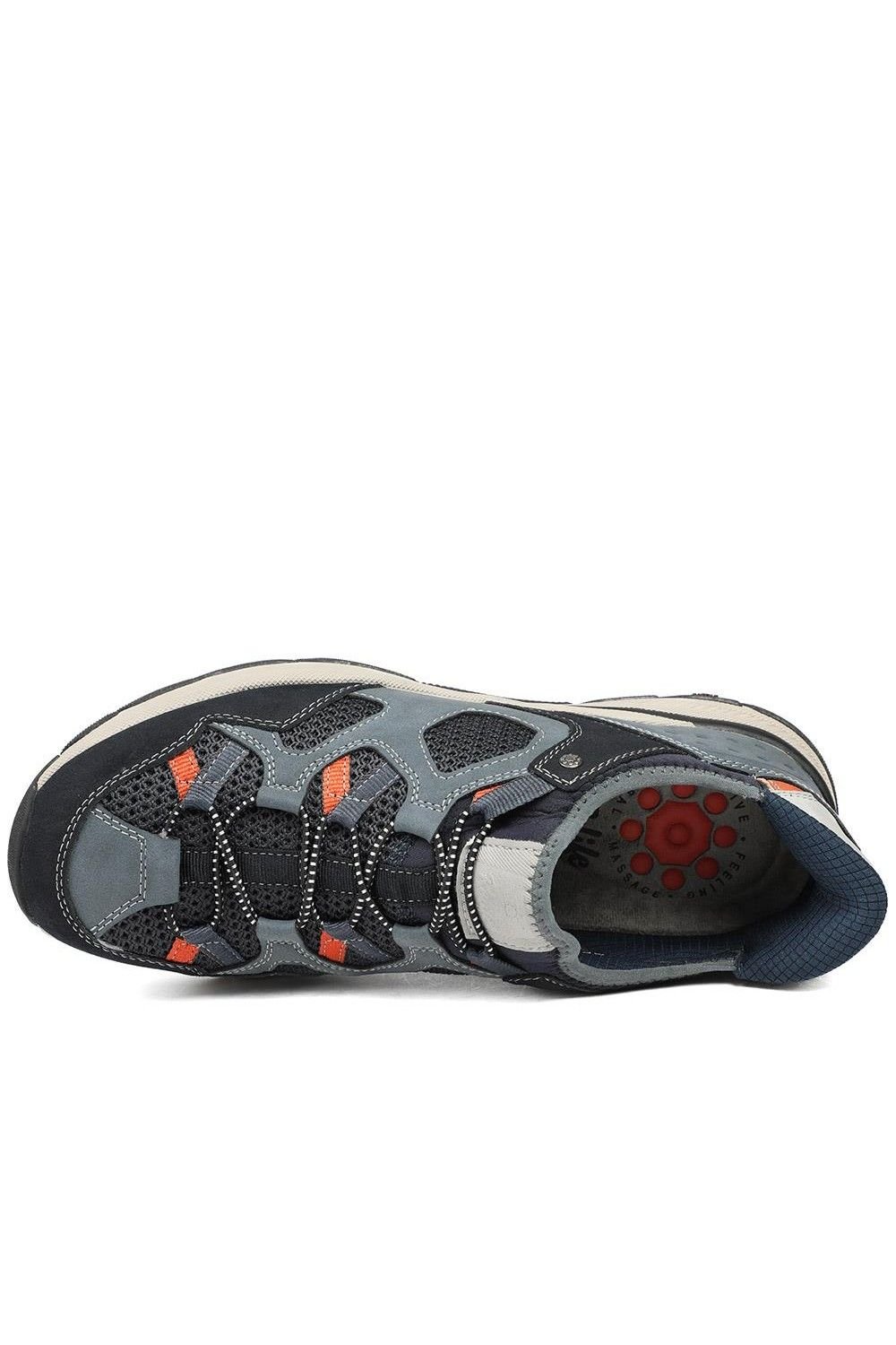 Pavers Pavers Men's Relife Wide Fit Rugged Slip On Shoes in Navy - 4