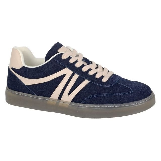Cipriata Cipriata Men's Redea Microsuede Trainers in Navy - 2