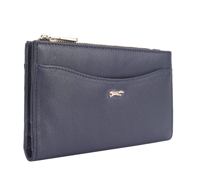 Paul Costelloe Paul Costelloe Women's Nynph Leather Purse in Dark Navy - 2