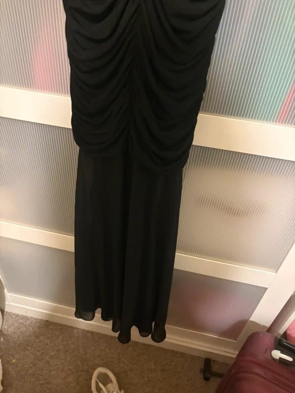 Lipsy Lipsy size 12 long maxi dress with chiffon bottom