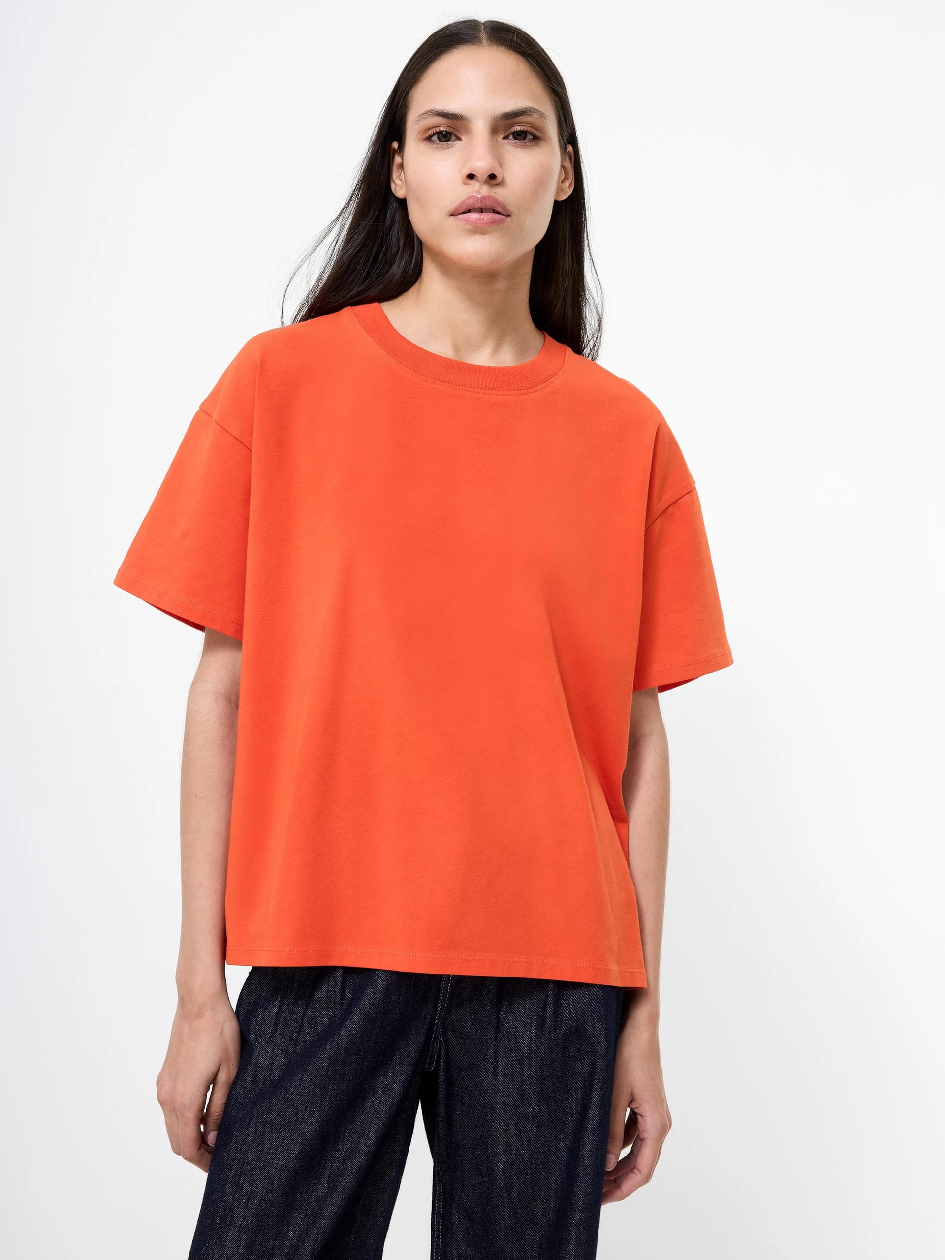 French Connection Flame Orange Oversized T-Shirt