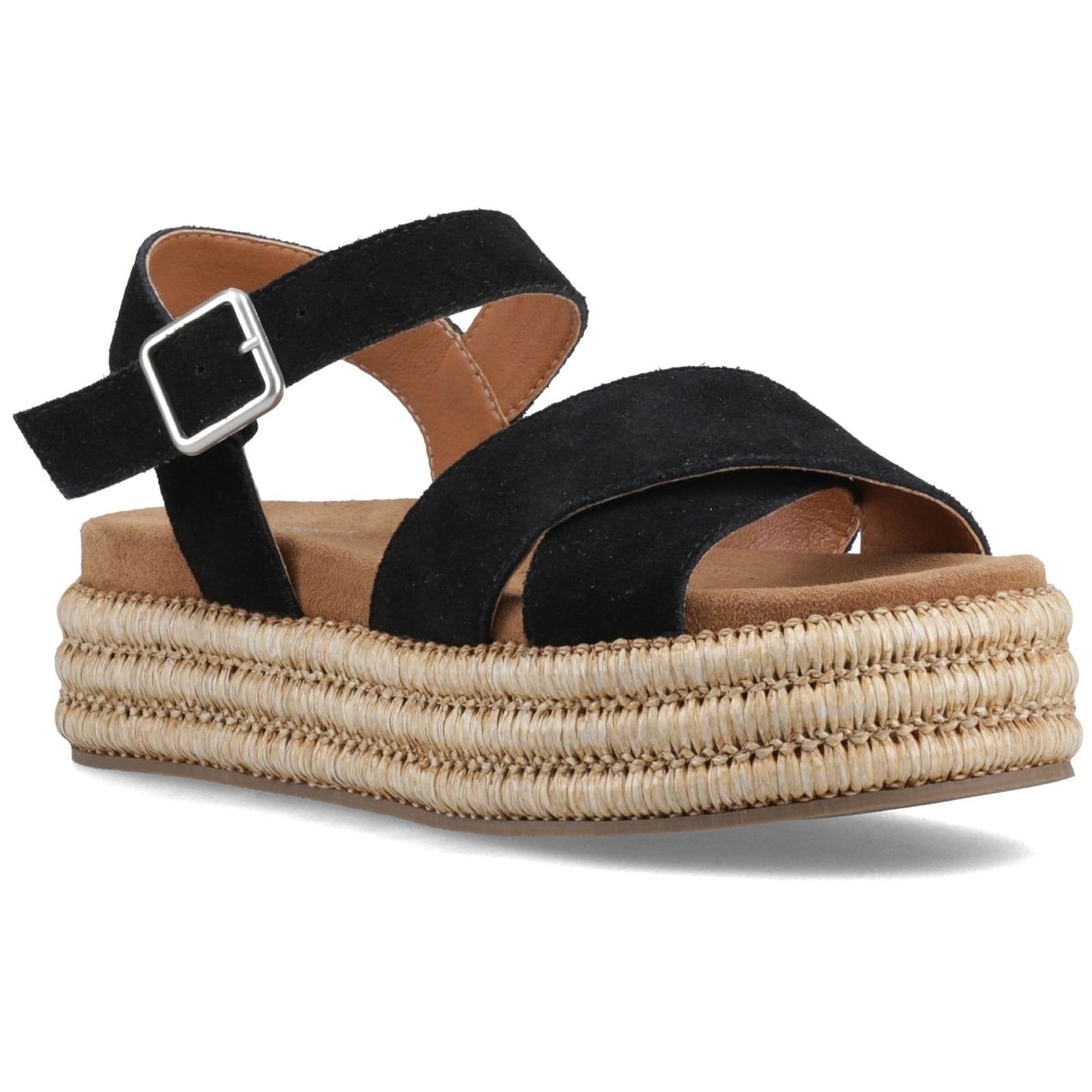 Hush Puppies Hush Puppies Women's Rosa Rafia Sandal in Black - 4