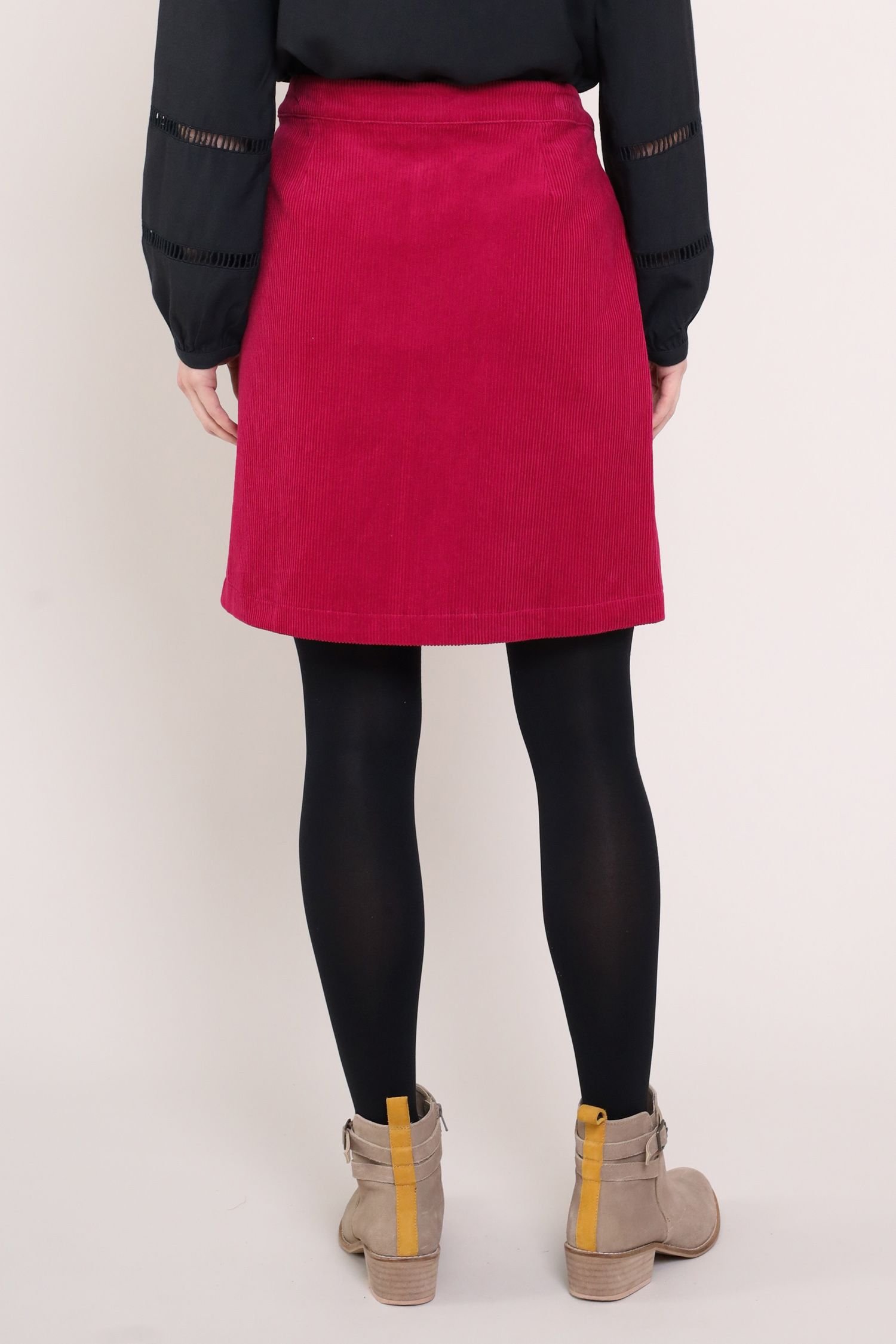 Nomads Clothing Nomads Clothing Women's Chunky Cord Pocket Mini Skirt in Crimson - 4