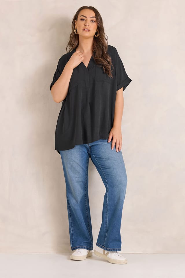 Evans Evans Women's 2 Pack Utility Shirts in Black - 2