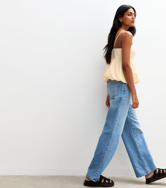 New Look Women's Off White Bubble Hem Parachute Cami Top New Look - 2