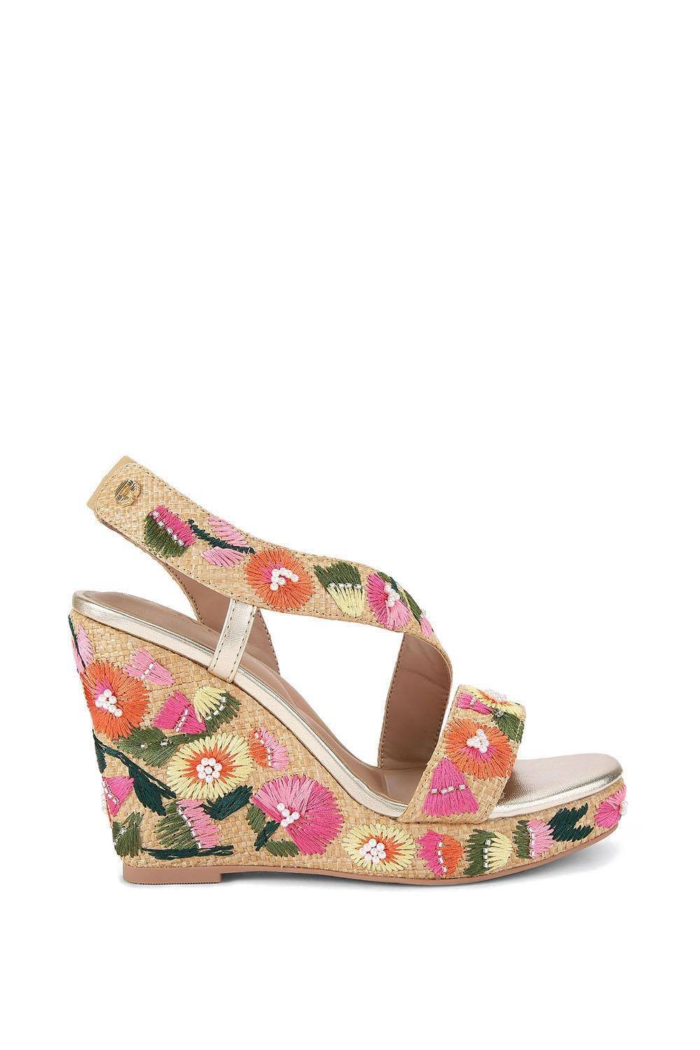 Carvela Carvela Women's 'Gala Wedge 110 Embroidery' Heels - 2